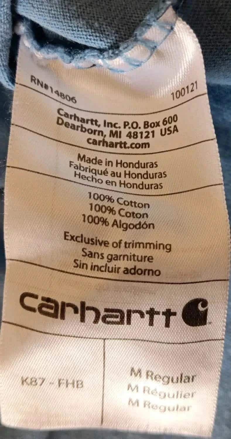 Lichtblauw Carhartt T-shirt Maat M – photo 10